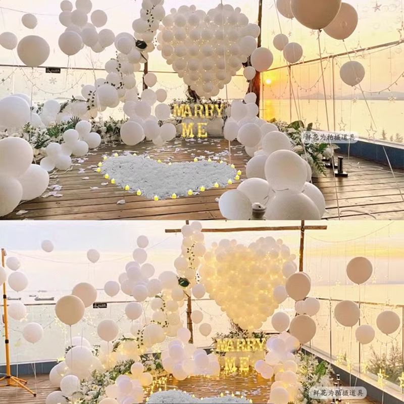 爆表白女神浪漫装饰灯气球