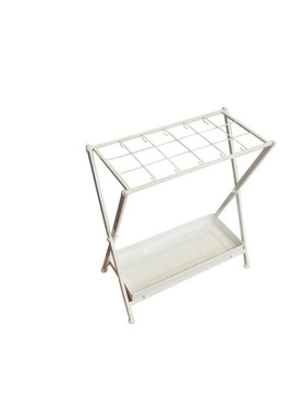 臻远 ZY-YSJ-66 18孔可折叠雨伞架530*280*560 纯白色瓦楞纸包装