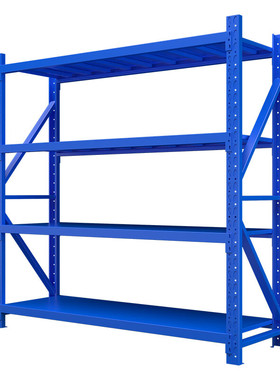 臻远 仓储货架中型货架四层 ZY-HN004 2000*600*2000mm/200kg