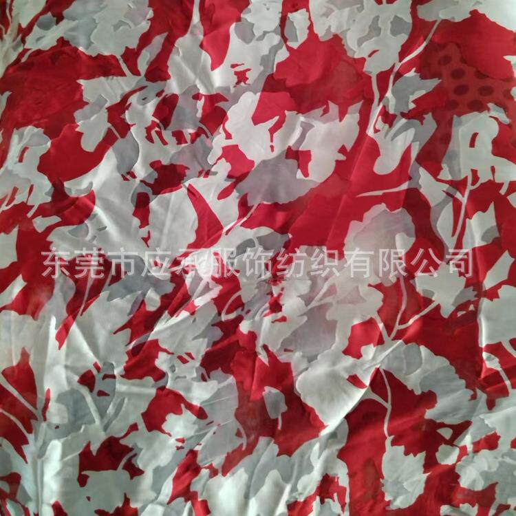 烂花绡面料真丝丝绸布烂花绡连衣裙旗袍女装等用布