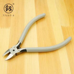 1114 福冈工具电子迷你小角度斜嘴钳子线钳斜口钳电工钳模型剪FO