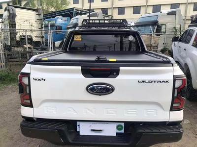 适用2023年福特RANGER RAPTOR皮卡改装加厚铝合金卷帘盖平盖带锁