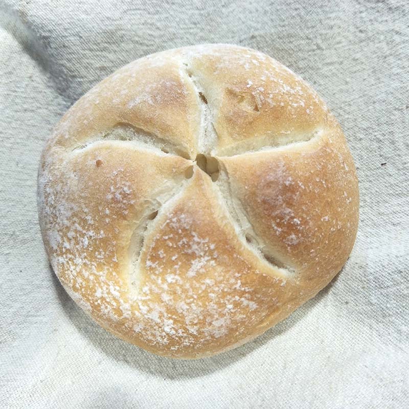 奥地利皇帝包维也纳面包原味白面包凯撒小面包早餐包KaiserSemmel