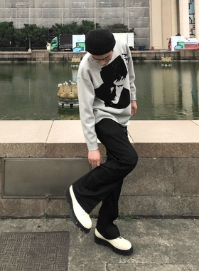 Without Me/ArchivesRoom微喇西裤阔腿垂感长裤微喇叭休闲裤春秋