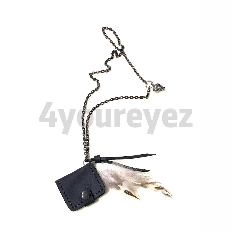 /4youreyez视觉系羽毛挂件项链