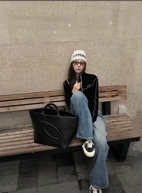 Without Me/VULCAN 标志LOGO托特包单肩pu百搭大容量通勤手提袋