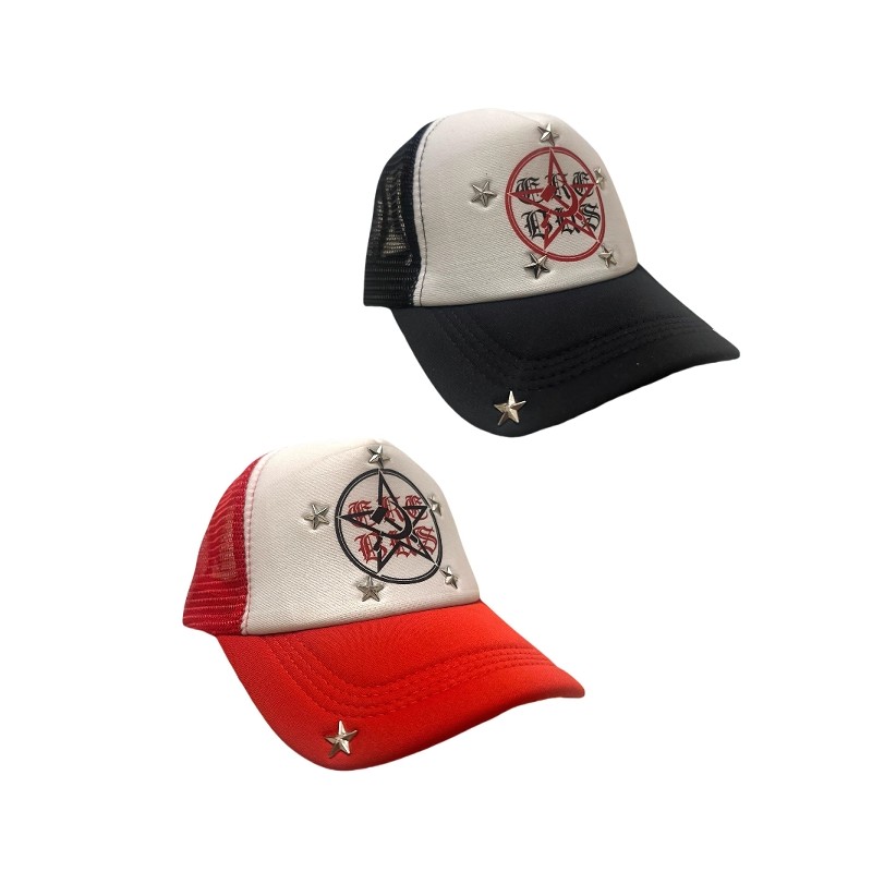 25SS五角星金属铆钉卡车帽