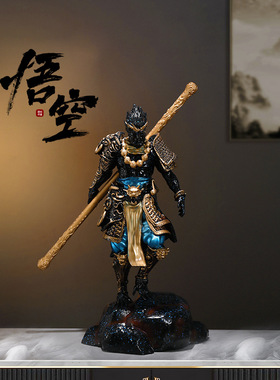 黑神话悟空桌面摆件斗战胜佛齐天大圣周边游戏模型家居玄关装饰品