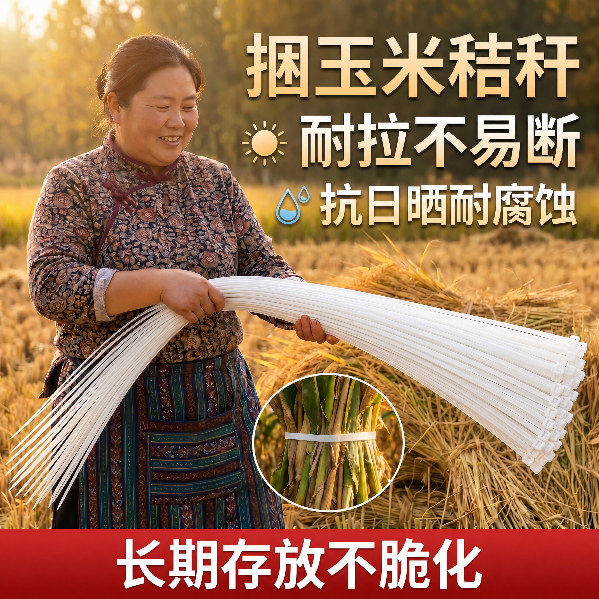 牛利可重复尼龙扎带自锁式扎带图片