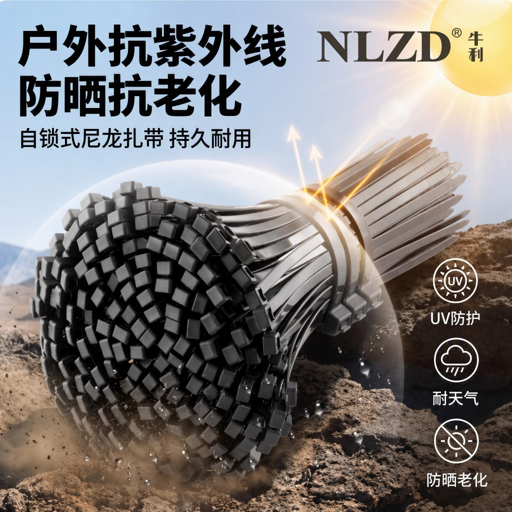 NLZD尼龙自锁扎带户外防晒耐候图片