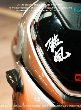 破风极核ae2/ae4i/ae4/AE6 AE8贴纸反光个性装饰改装电动车贴