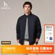 通勤长袖 Hazzys哈吉斯男装 保暖时尚 男士 夹克休闲外套男上衣潮 秋季
