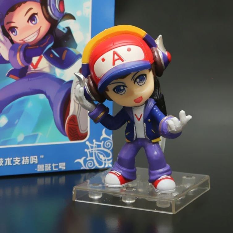 玩送荣耀鲁班七号手办电玩小子模型玩具周边礼品模型公仔