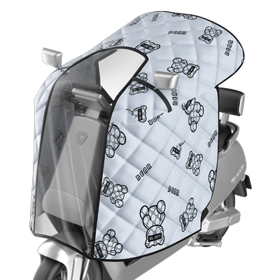 电动车挡风被四季通用防水斗篷款