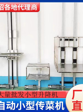 小型简易升降机电动升降平台传菜机升降机小型货梯家用杂物小电梯