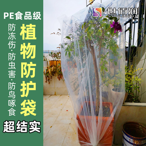 花卉果树防冻袋防寒罩冬季植物保温袋子盆栽多肉防雪套膜塑料袋