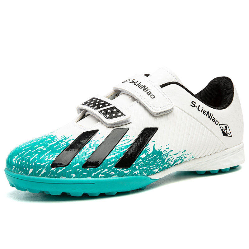 儿童足球鞋男童短钉小学生碎钉鞋透气梅西女童男孩专业训练鞋小李
