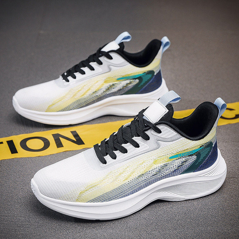 男鞋夏季透气网面运动鞋男款青少年学生薄款46码47大尺码48跑步鞋