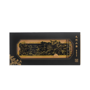 国家图书馆山海经画卷纯铜金属镂空书签文创考试送闺蜜礼品赠老师