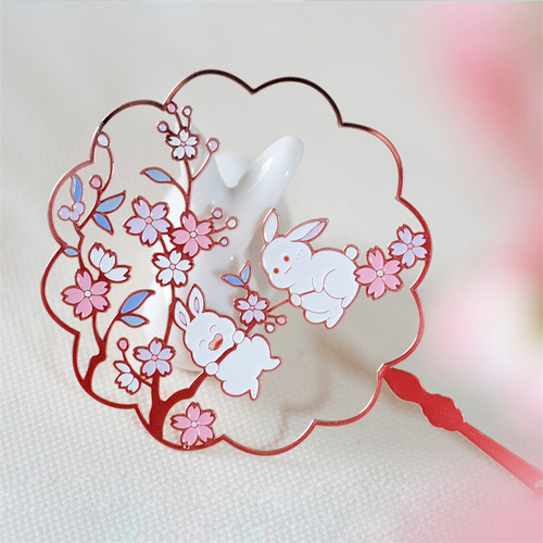 春晼晚书签原创设计中国风