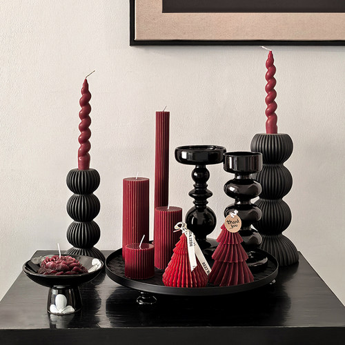 LIVETAI中古风喜庆香薰蜡烛摆件