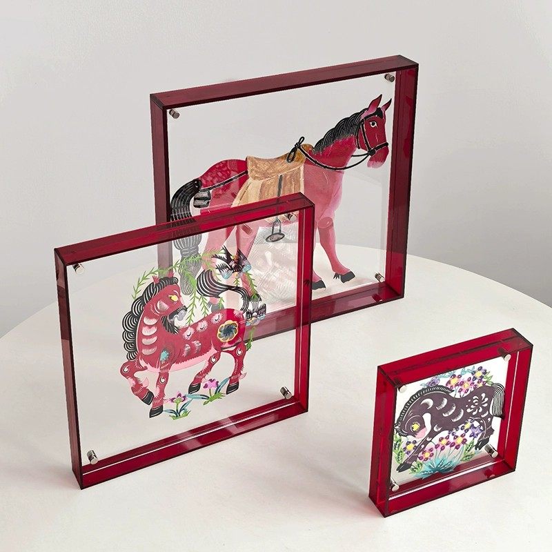 国风十二生肖马年装饰摆件