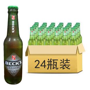 贝克(Beck's)啤酒 275ml*24听 玻璃瓶 整箱装