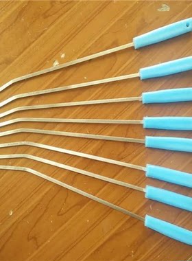 穿综穿纱配件穿线工具圆头纺织织机扁头喷气钩勾针子箭杆挡车织布