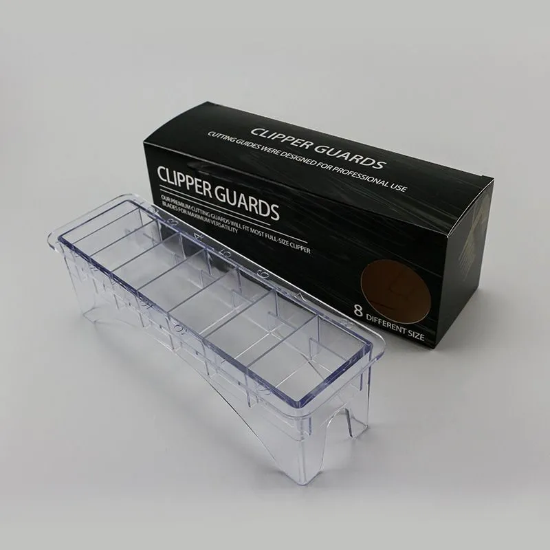 理发器卡尺盒定位梳油头工具限位梳盒子通用华尔渐变电推剪收纳盒