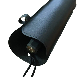 黑色雨伞皮套便携加绒伞套荔枝纹防水伞套长柄雨伞收纳袋皮套