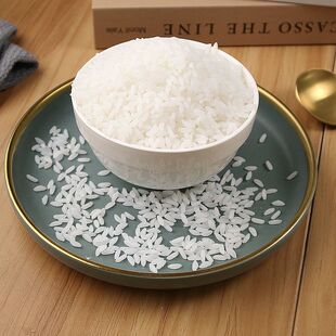 仿真大米模型米饭五谷杂粮食物摆件儿童玩教具区域材料拍摄道具