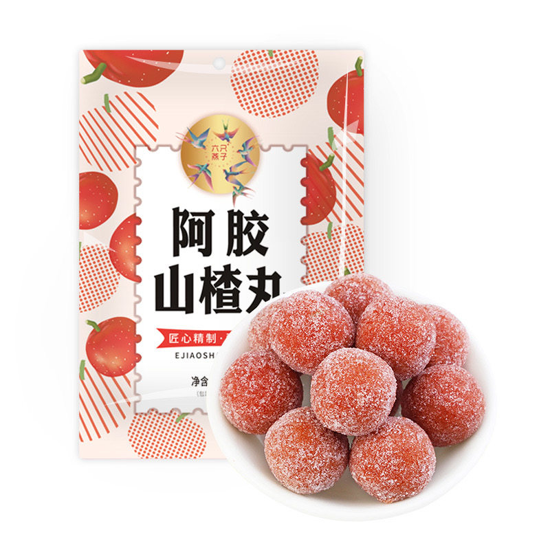 【100G*2袋】vip3六只燕子山东阿胶山楂丸网红休闲零食在类目 传统滋补营养品, 阿胶膏方, 其它阿胶制品中 - 来自Buy2taobao.com提供专业的淘宝代购服务
