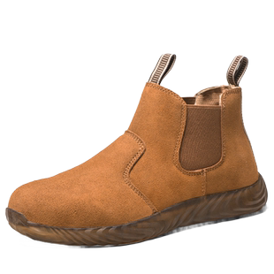 电焊鞋猪皮劳保鞋男耐烫耐高温轻质凯夫拉鞋底防滑焊工安全工作鞋