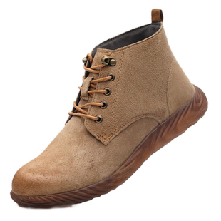 猪皮劳保鞋男工作鞋轻便舒适防砸防刺穿安全鞋工地耐油防滑防护鞋