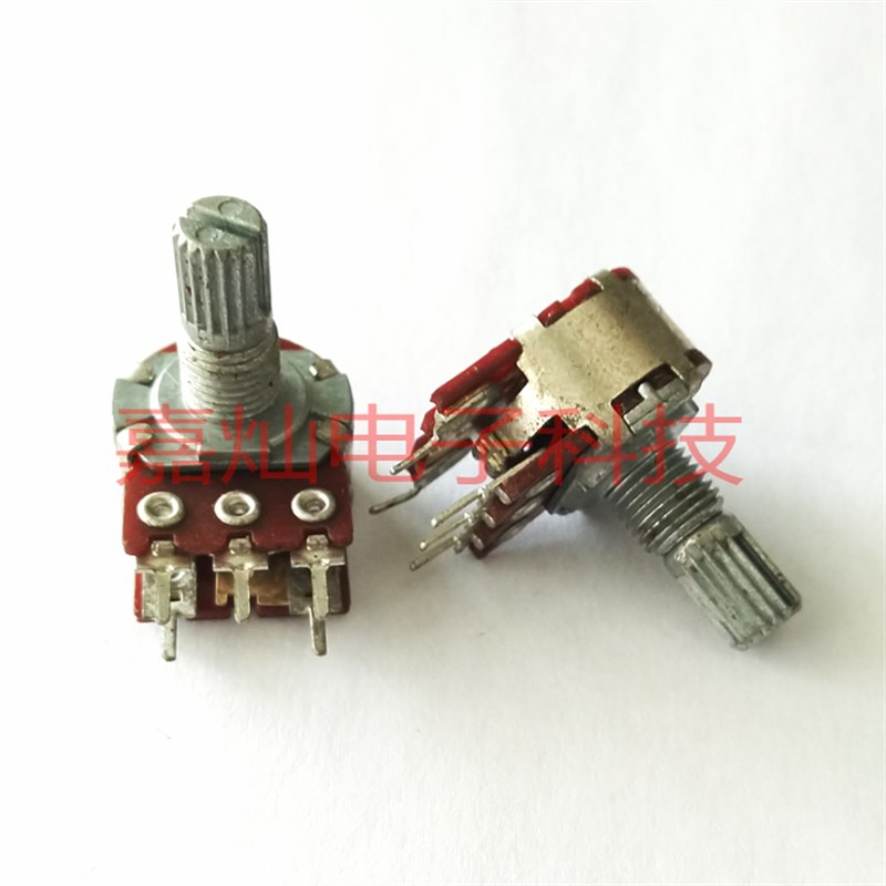 特殊功放机开关 固定阻值B250K梅花轴15mm可调电位器 电位计