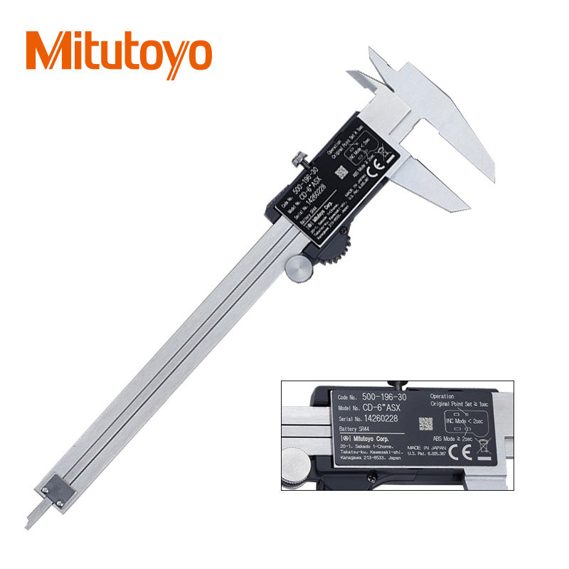 日本三丰Mitutoyo 数显卡尺500-196正品公英制游标电子卡尺高精度图片