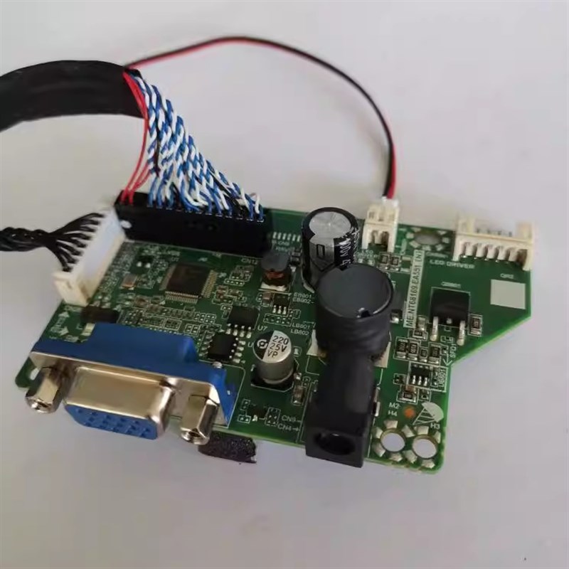 LECOO来酷显示器B2213-2主板HU21215FB0电源驱动一体板GC1V7128代
