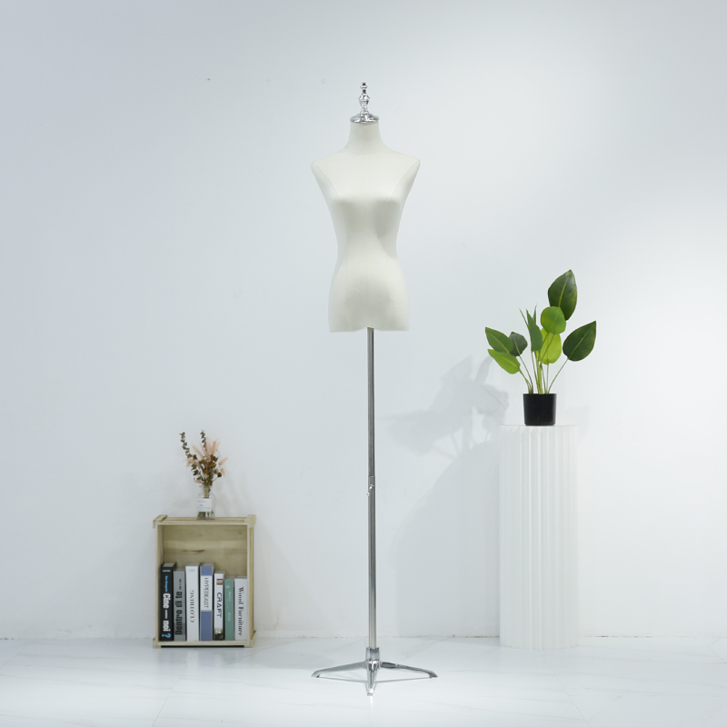 服装店模特道具女半全身女装橱窗人台衣服架子婚纱人偶模特展示架