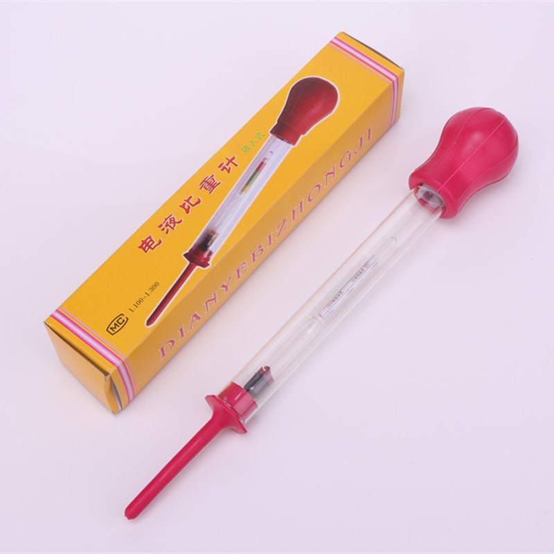 电瓶电液比重计密度m计1.1-1.3精准蓄电池电解液比重计电液密度计