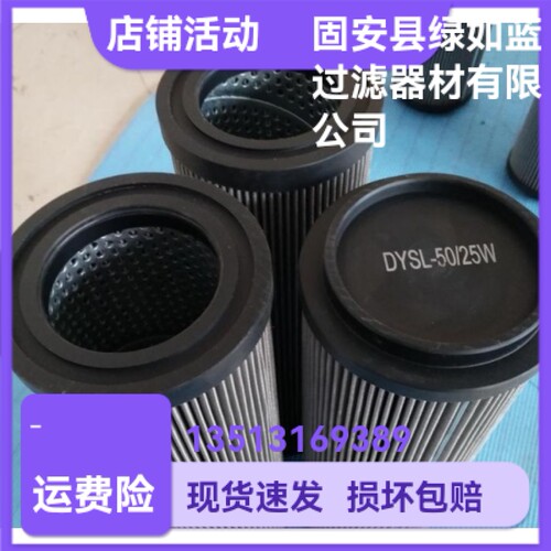 回油过滤器DYSL-50/25W液压油过滤器滤芯