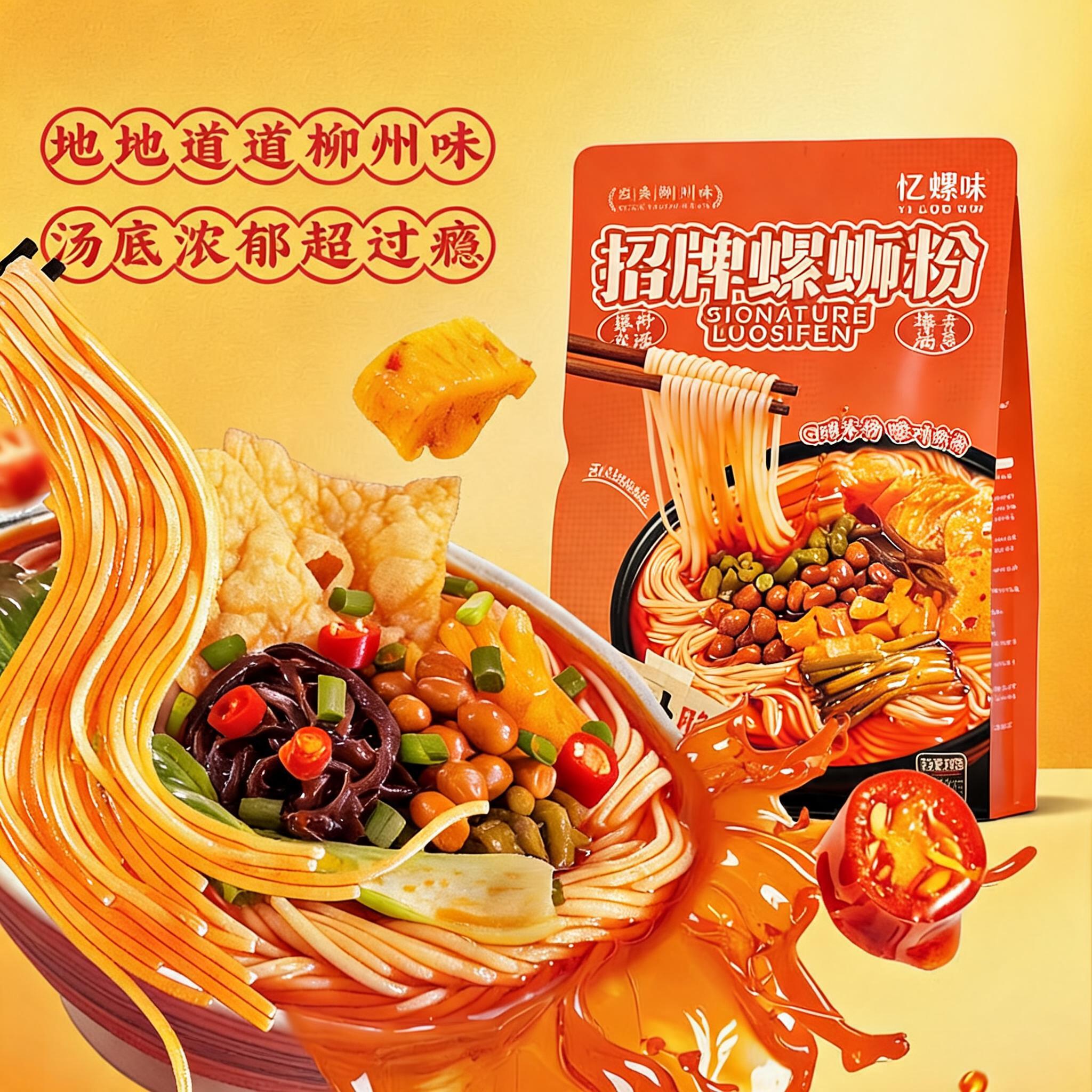 柳州特产螺狮粉330g*3袋爆螺蛳粉