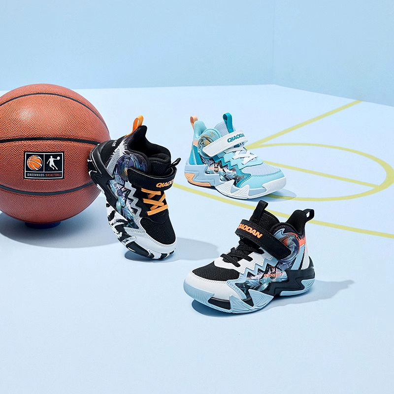 旋风乔丹童鞋儿童篮球鞋专业训练2025春季新款小童战靴男童运动鞋