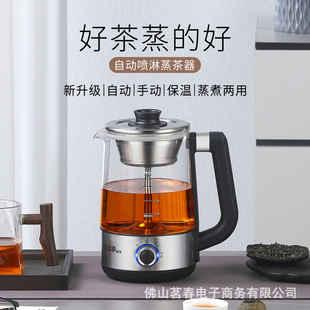 2024新款德国煮茶器蒸汽萃取喷淋式自动保温一体家用多功能蒸茶壶