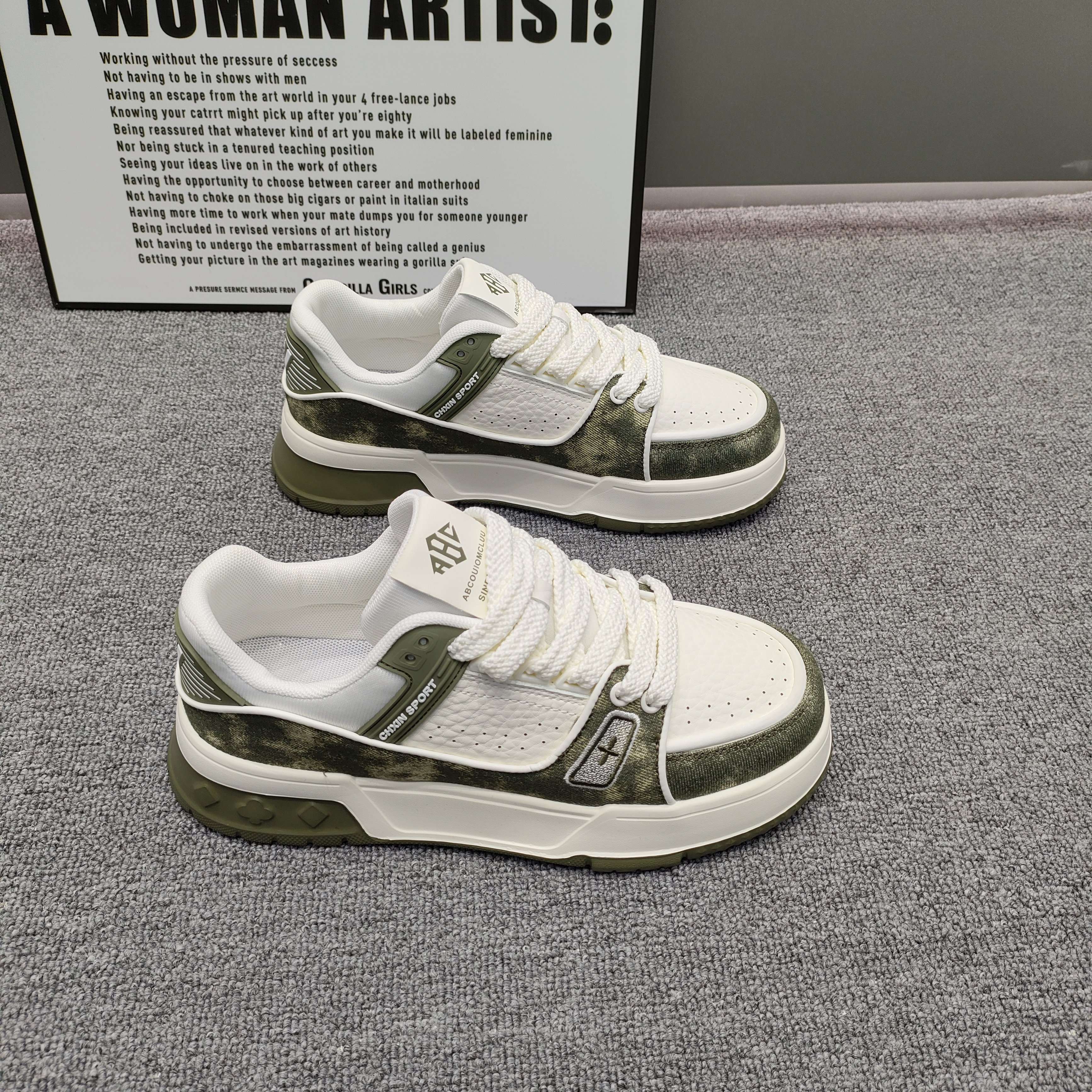 美式男鞋2026新款时尚百搭厚底增高小白鞋士潮流轻便运动休闲板鞋,流行男鞋,时尚休闲鞋,淘宝优惠券,粉丝福利购,淘宝优惠卷