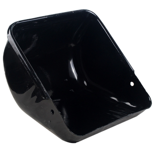 耐尔尼加厚钢板母猪食槽下料器猪喂饲料槽 产床定位栏料槽猪料盆