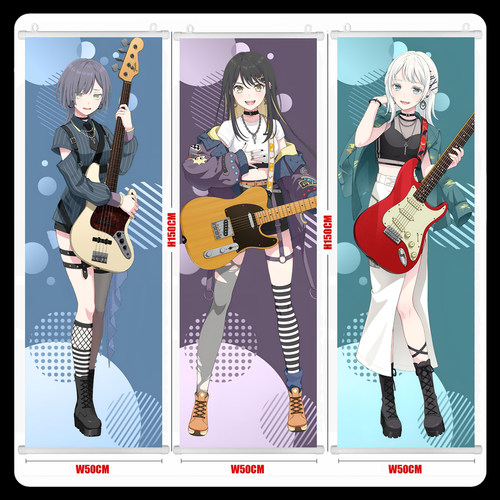一家Dumb Rock!须贺蕾叶马桥心玖矢仓蓬咲 挂画海报壁画谷子周边