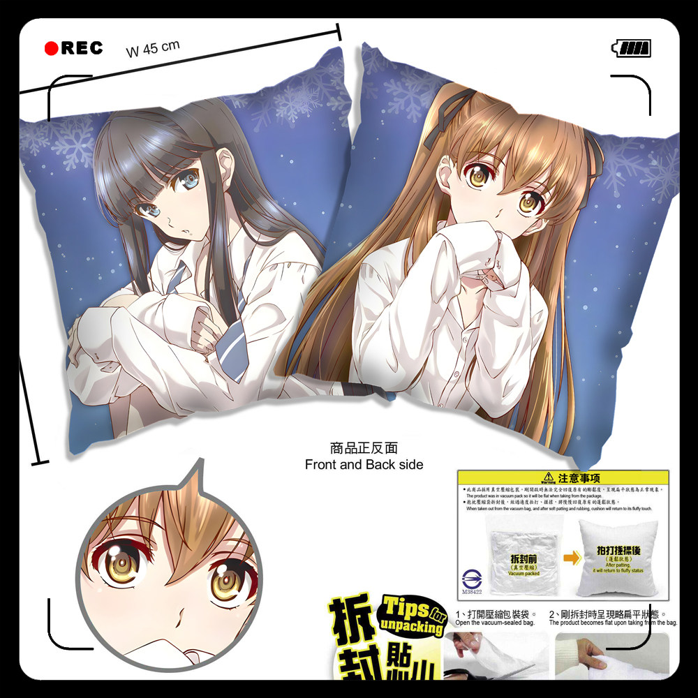 白色相簿2 小木曾雪菜 冬马和纱 动漫抱枕靠枕头谷子靠垫周边礼物图片