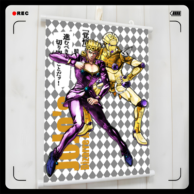 黄金之风 乔鲁诺 特莉休 米斯达 纳兰迦 挂画海报壁画谷子周边