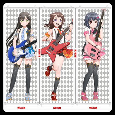 Poppin'Party 户山香澄 花园多惠 里美沙绫 挂画海报壁画谷子周边