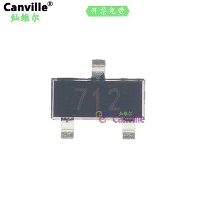 Canvillle  SM712.TCT SOT-23贴片 TVS二极管ESD抑制器 400W 12V